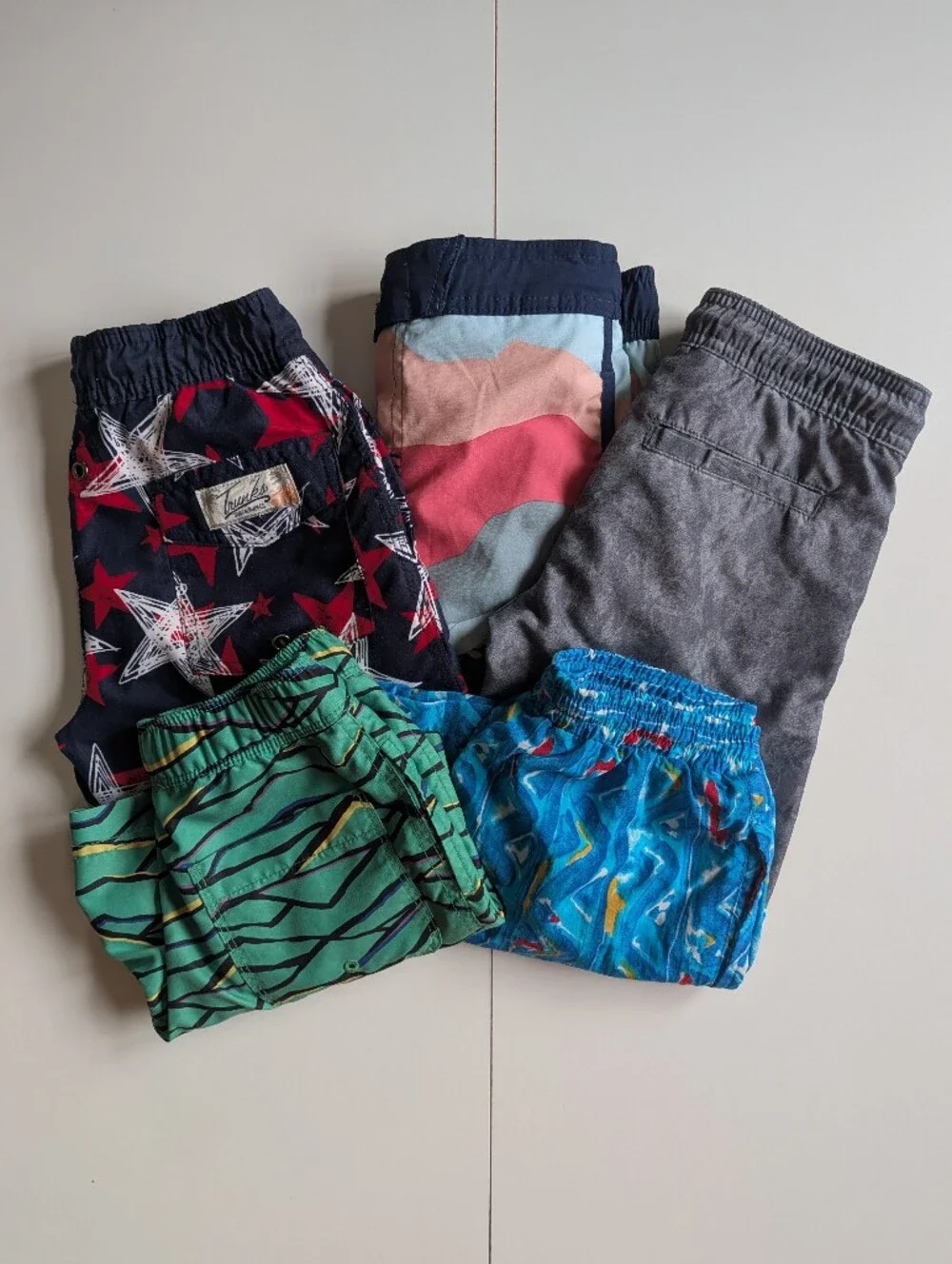 Hanna Andersson and Mixed Lot of 5 Kids Swim Trunks 4/5